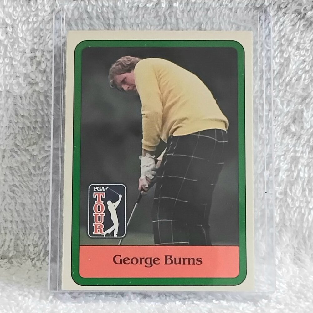 5/$20 E/NM 1981 Donruss Golf Inaugural George Burns PGA Tour Card 7!!